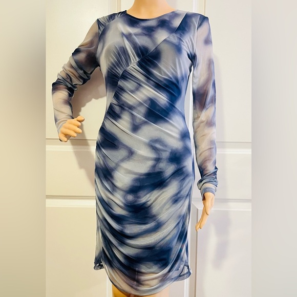 New Zara Draped Tulle Short Dress - Picture 9 of 16